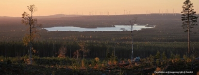 Peikko Delivers Gravity Foundations to Wind Park in Sweden