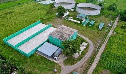 1.4 MW biogas plant under construction