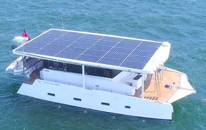 Solar Powered Yacht Proves Unlimited Range Capability 