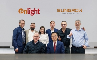 Enlight and Sungrow Sign Agreement for430 MWh Energy Storage System in Israel