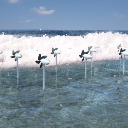 Turbines and Tetrapods Could Combine to Produce Electricity and Protect Shorelines