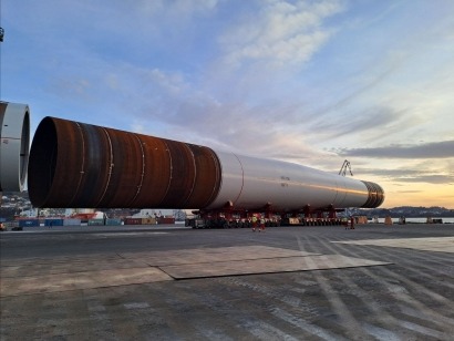 14 XXL Monopiles Readied for Installation with Efficient Movements and Specialized Equipment