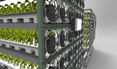 New System Significantly Reduces Power Consumption of Vertical Farms