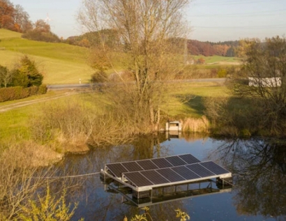 SINN Power’s Floating Solar PV Solution "Water Lily" for calm waters