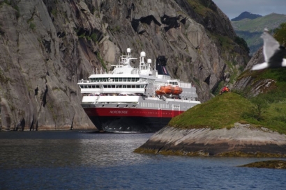 Un crucero por los fiordos de Noruega con biogás en los motores