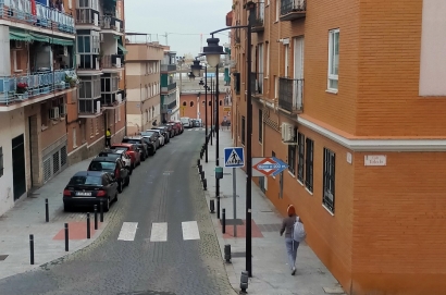 Calle del centro de San Sebastián de los Reyes, Madrid. Diciembre de 2025