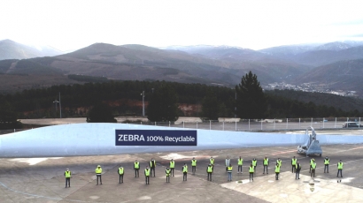 ZEBRA Project Produces the First Prototype of Recyclable Wind Turbine Blade