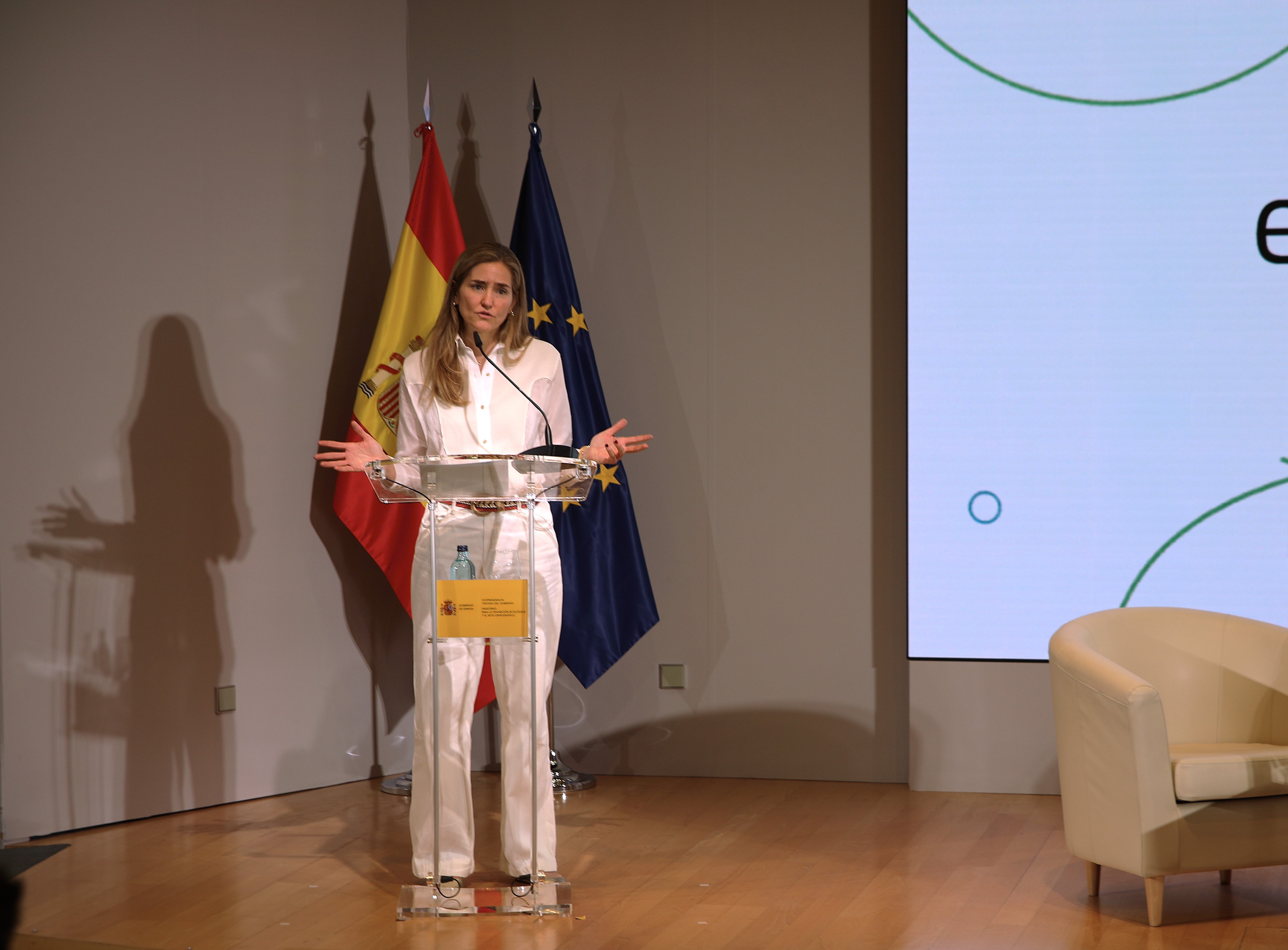 Sara Aagesen anuncia la asignación de 670 millones para eólica marina, almacenamiento, movilidad, hidrógeno y solar Sara Aagesen anuncia la asignación de 670 millones para eólica marina, almacenamiento, movilidad, hidrógeno y solar