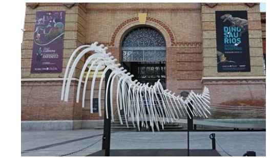 El esqueleto del cambio climático. Tangible Data. Museo Nacional de Ciencias Naturales (CSIC)