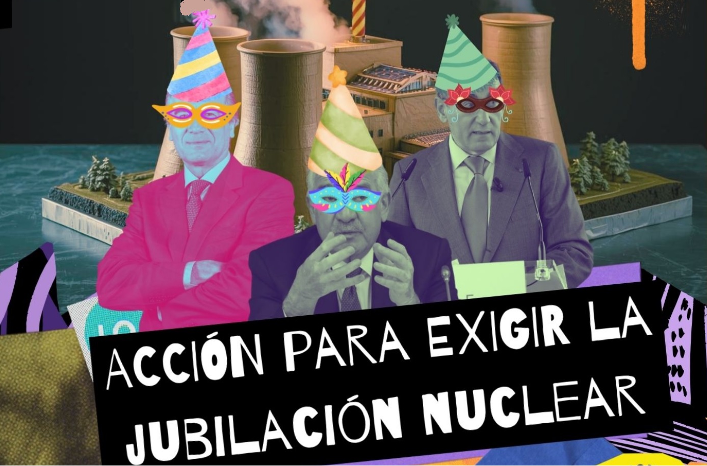 El Movimiento Ibérico Antinuclear convoca una acción en Madrid para exigir la "jubilación nuclear" El Movimiento Ibérico Antinuclear convoca una acción en Madrid para exigir la "jubilación nuclear"