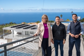El Gobierno canario y el ayuntamiento de Tijarafe impulsan el autoconsumo en el polideportivo palmero de La Punta