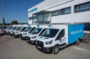 Aquaservice incorpora a su flota 90 vehículos Ford Pro híbridos
 