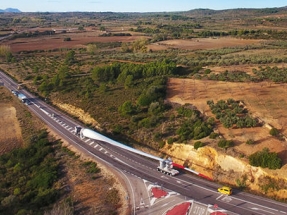LM Wind Power 73.5 Meter Blade Travels to Castellón Port 