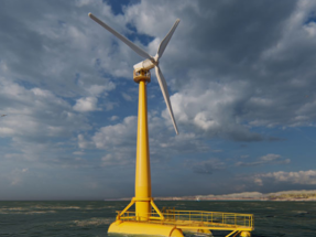 La primera plataforma eólica flotante de la España peninsular se echa al mar en Santander
