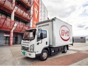 BYD Pure Electric Trucks Target Europe