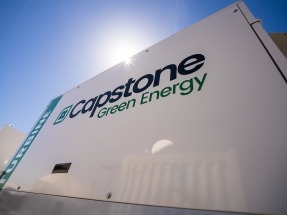 Capstone Green Energy Secures Order for 800kW Biogas Fueled Microturbine Energy Solution