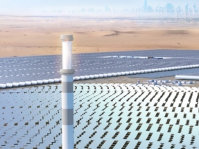 Central Tower of 700 MW CSP Project Tops Out in Dubai 