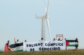 Oenegés denuncian en España la complicidad de la israelí Enlight en el genocidio palestino Oenegés denuncian en España la complicidad de la israelí Enlight en el genocidio palestino