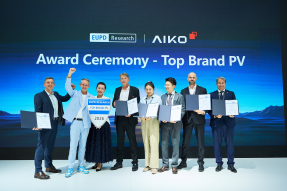 Aiko se sitúa entre las principales marcas fotovoltaicas del mercado europeo