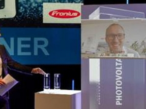 Fronius Winner of the Smarter E Award and Intersolar Award 2020