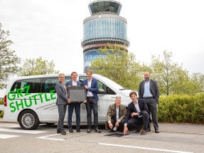 Automated Charging of Electric Shuttles Takes Off at Graz Airport
