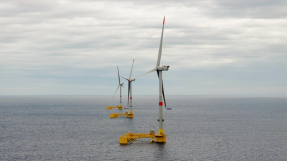 El primer parque eólico flotante de Ocean Winds en Francia ya inyecta energía a la red