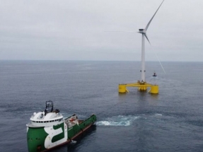 Fugro Provides Positioning for Windfloat Atlantic Semi-Submersible Floating Wind Farm