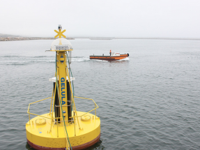 La boya gallega para obtener energía de las olas empieza a operar en aguas de A Coruña