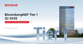 GoodWe repite como fabricante global Tier 1 de inversores según BloombergNEF