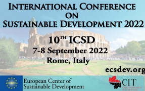 ICSD 2022: 10th International Conference on Sustainable Development 
