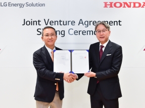 LG Energy Solution and Honda to Form JV for EV Battery Production