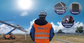Trinasolar inicia la construcción de una planta solar de 21 MW en León