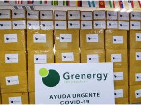 Grenergy donates 55,000 pieces of  Personal Protective Equipment to Madrid City Council