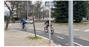 Navarra y Burlada invierten 300.000 euros en un nuevo carril bici para reforzar la conectividad de la Comarca de Pamplona