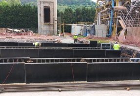 La central de biomasa de La Pereda avanza con los primeros trabajos de construcción