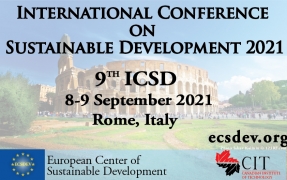 ICSD 2021: 9th International Conference on Sustainable Development
