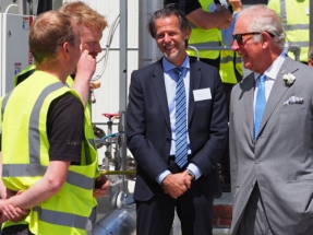 The Prince of Wales Opens Green CO₂ Capture Facility  