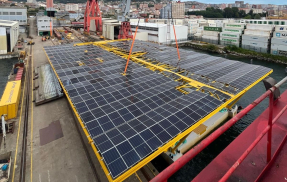 Galicia quiere fabricar en serie catamaranes fotovoltaicos para generar electricidad solar en mar abierto Galicia quiere fabricar en serie catamaranes fotovoltaicos para generar electricidad solar en mar abierto