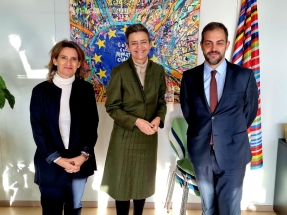 Ribera se reúne con la vicepresidenta de la Comisión Europea para solicitar la prórroga de la solución ibérica Ribera se reúne con la vicepresidenta de la Comisión Europea para solicitar la prórroga de la solución ibérica