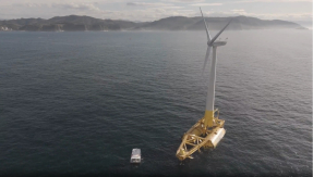 La eólica flotante vasca Saitec, galardonada con el premio Lurra Bizkaia por su proyecto DemoSATH