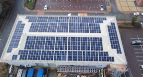 New Solar PV Installation at a High-Demand Data Center