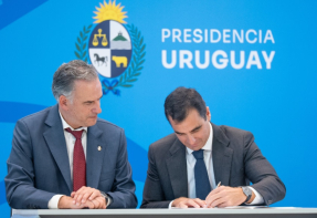 Solaria firma con el presidente Yamandú Orsi la mayor inversión de la historia de Uruguay