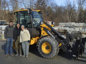 Stone Company Receives First Volvo Electric Wheel Loader in North America