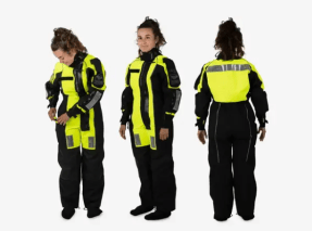 Presentan el primer traje del mundo diseñado para mujeres que trabajan en eólica marina