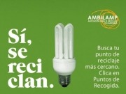 Ambilamp recicló en 2011 más de 2.000 toneladas de lámparas de bajo consumo
