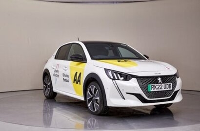 Peugeot e-208 and e-2008 chosen as the first EVs to join the AA Driving School’s fleet