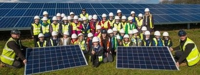 New UK solar energy site exceeds generation targets in first month