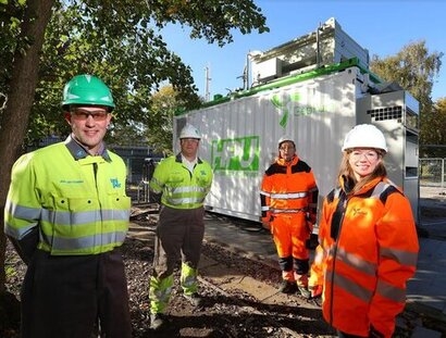 Cottam Development Centre power plant maintenance outage powered by green hydrogen