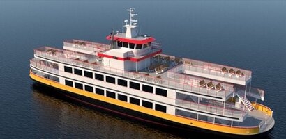 Crowley secures subcontract for hybrid-electric ferry
