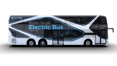 Hyundai Motor introduces electric double-decker bus